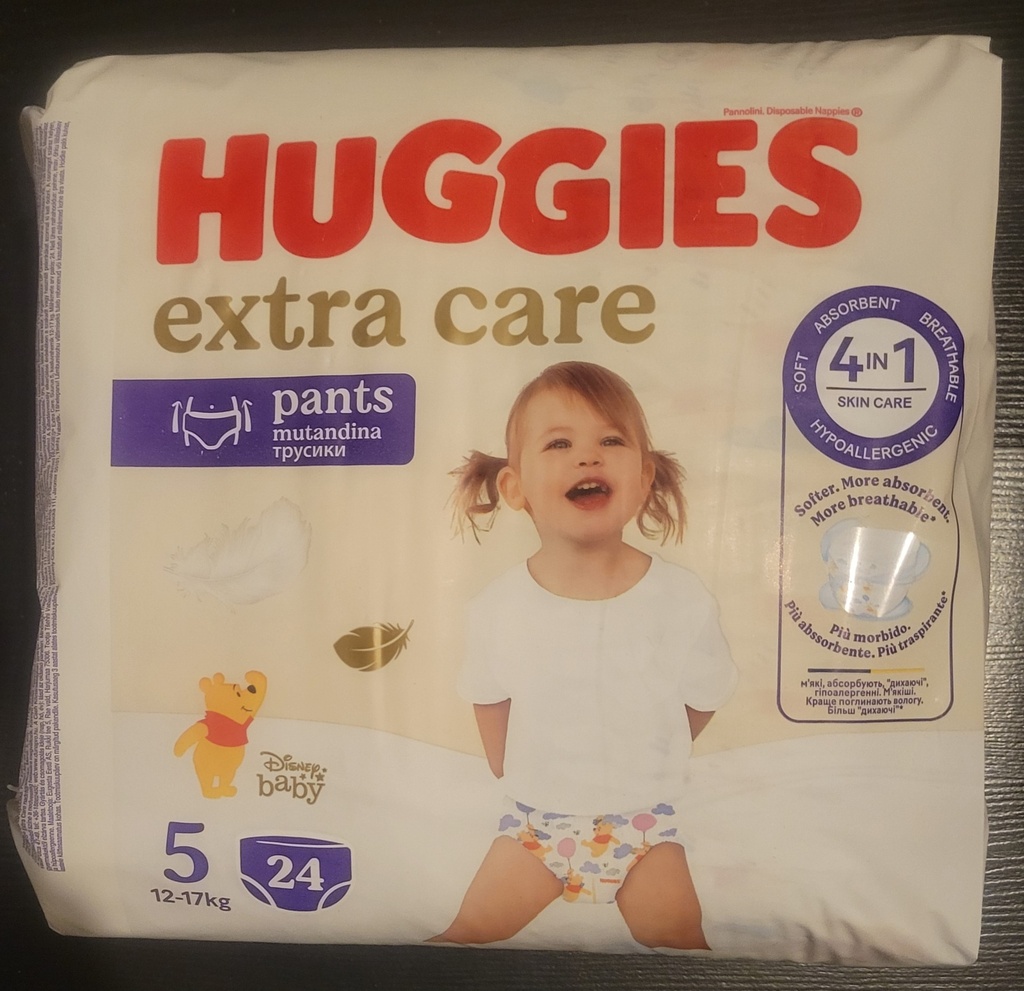 Couches culottes Huggies extra care Disney baby taille 5 x24