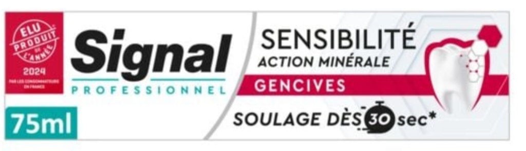 Dentifrice Professionnel Sensibilité gencives SIGNAL 75ml