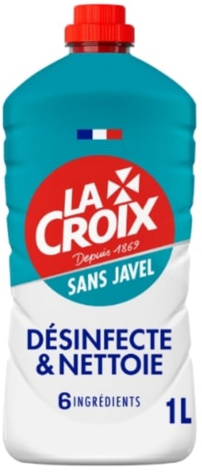 Nettoyant Ménager Multi Surfaces Désinfectant Sans Javel Frais LA CROIX 1L