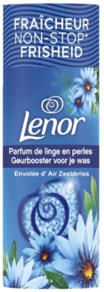 Parfum de linge en perles Lenor la collection Envolée d'air 235g