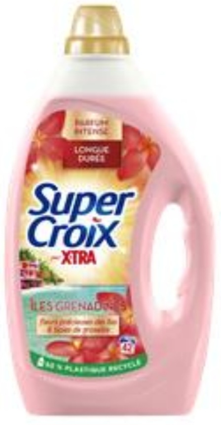 Lessive liquide Super Croix Îles Grenadines fleurs précieusr1,891L x42