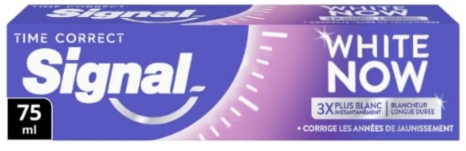 Dentifrice White Now Time Correct SIGNAL 75ml