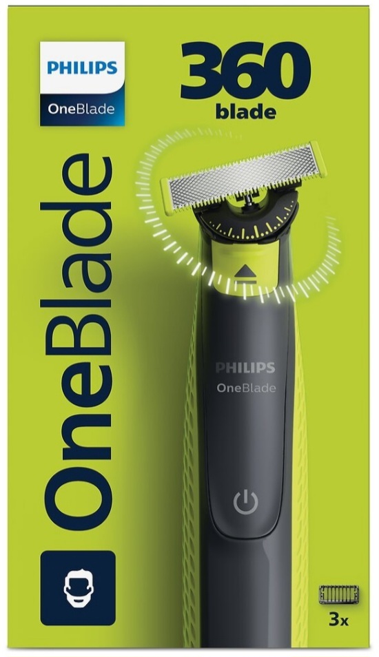 Rasoir visage OneBlade 360 hybrid Philips