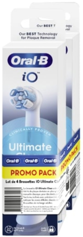 Brossettes à Dents Ultimate Clean iO ORAL-B x8