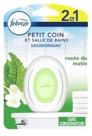 Desodorisant Petit coin et salle de bain Rosee du matin Febreze