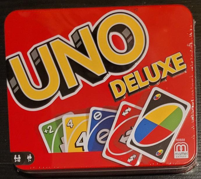 Jeu Uno Deluxe boite métallique neuf