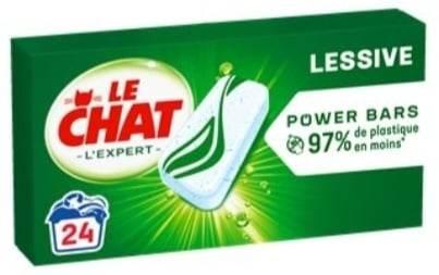 Lessive Power Bars LeChat l'expert x24