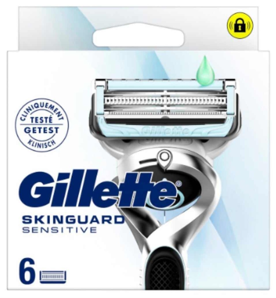 Lames Gillette Skinguard Sensitive x6