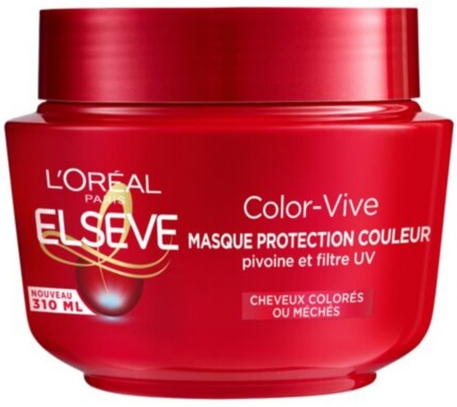Masque Cheveux Protection Couleur Cheveux Colorés Color-Vive ELSEVE 310ml