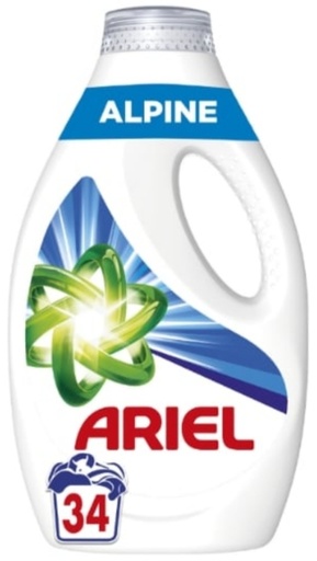 Lessive Liquide Alpine ARIEL 34 lavages 1530ml