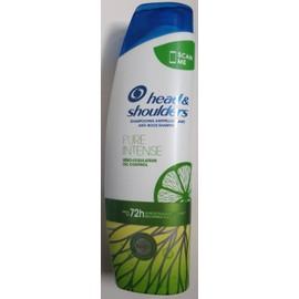 Shampooing Antipelliculaire Head&shoulders Pure Intense Sebo-Regulateur 250ml