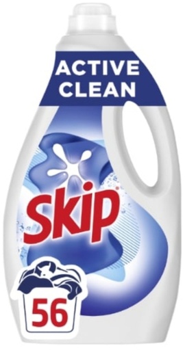Lessive Liquide Active Clean SKIP x56 2,52L