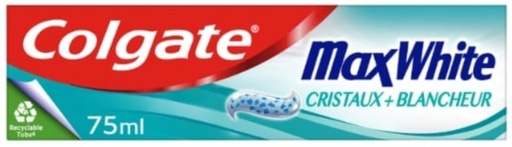 Dentifrice Max White blancheur microbille COLGATE 75ml