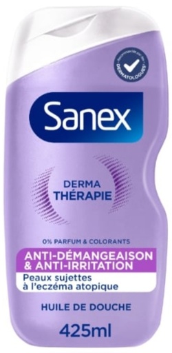 Crème douche Dermo Therapie Anti-Demangeaison Anti-Irritation SANEX 425ml