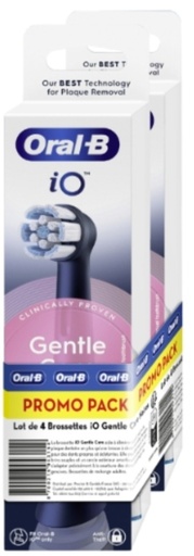 Brossettes à dents Gentle Care Noir ORAL-B x8