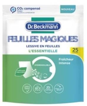 Lessive feuilles magiques Dr.Beckmann x25