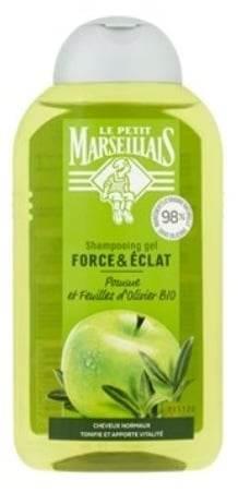 Shampooing gel force & éclat pomme & feuilles d'olivier  bio Le Petit Marseillais 250ml