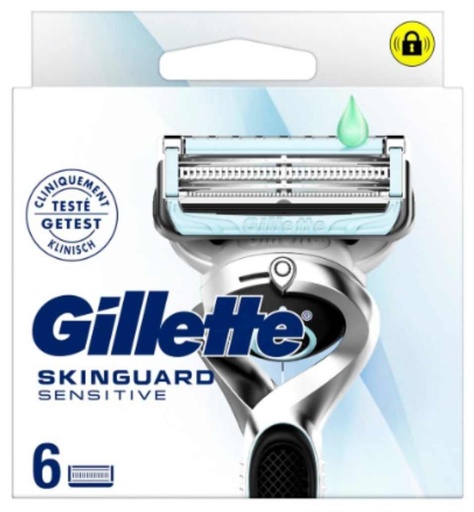 Lames Gillette Skinguard Sensitive x6
